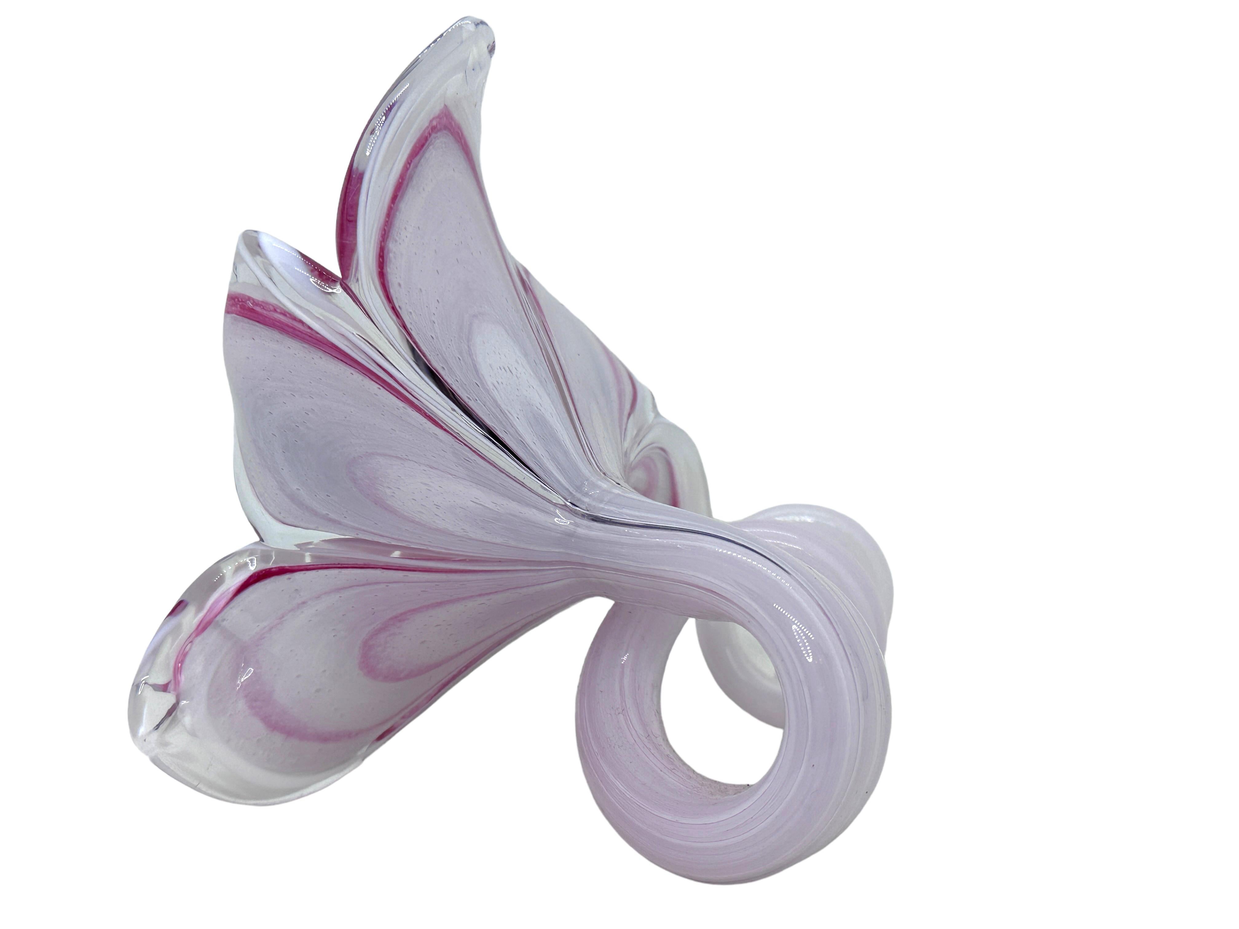 murano glass flower