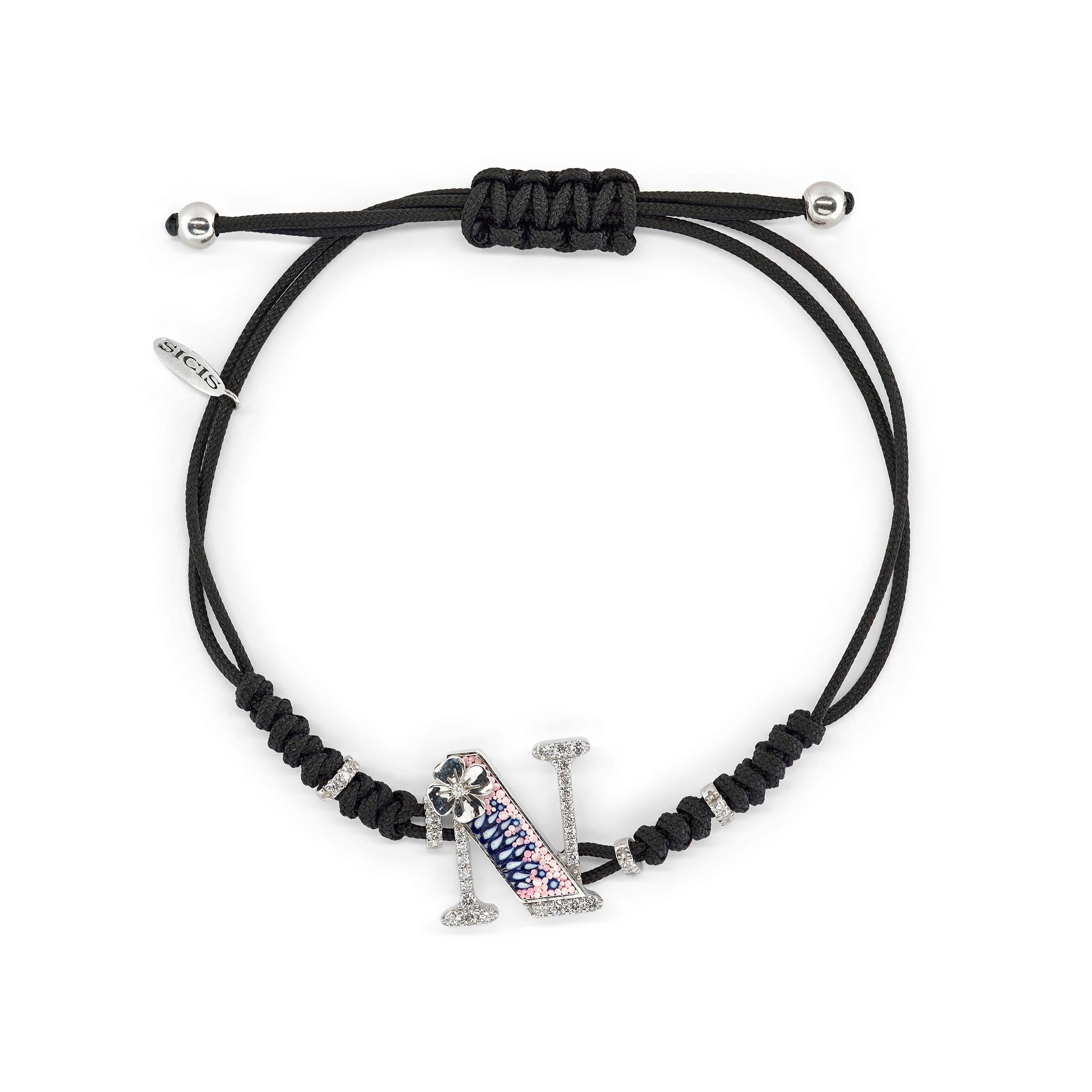 n letter bracelet
