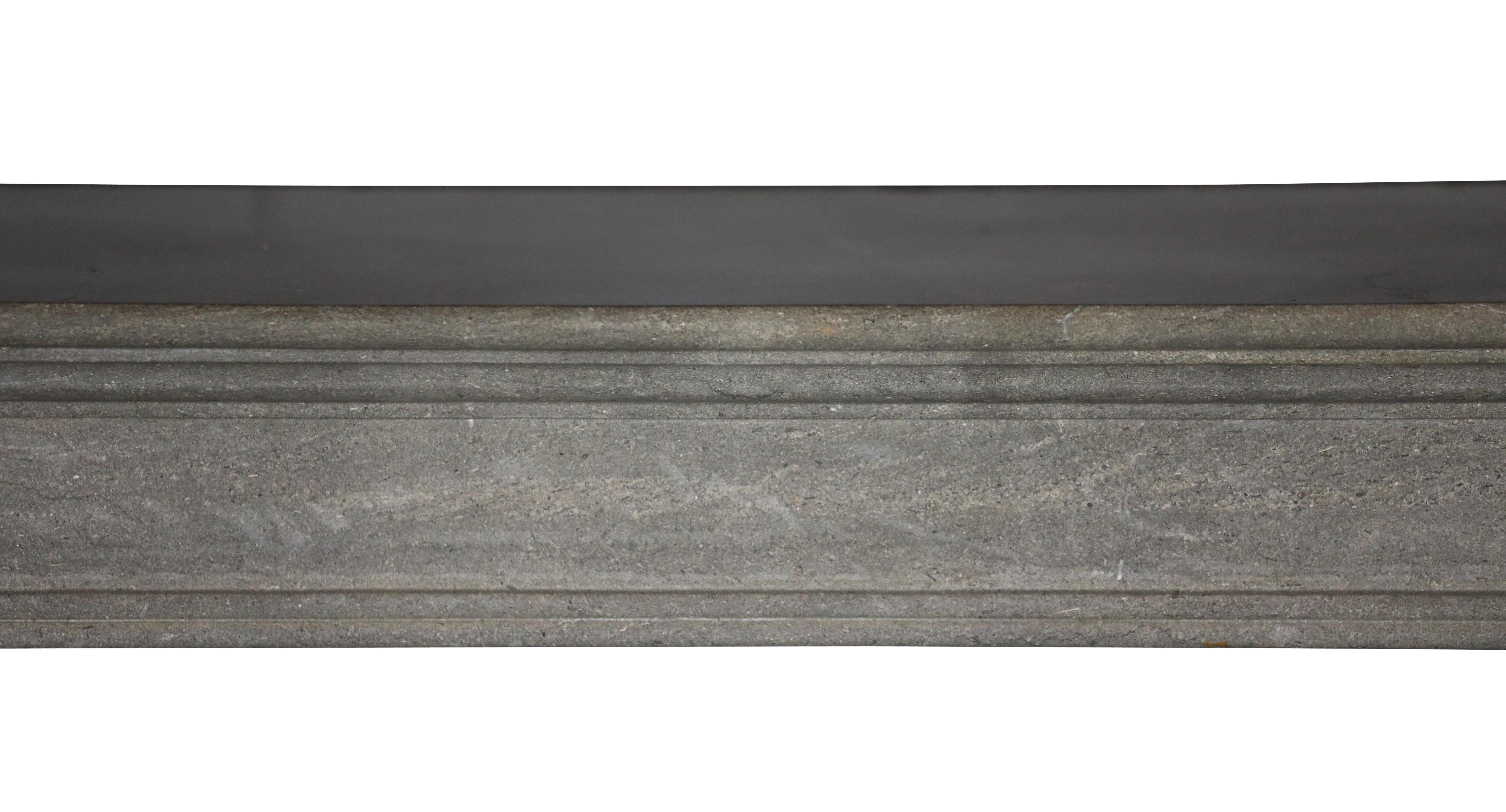 Beautiful Napoleon III Antique French Stone Fireplace Surround For Sale 1