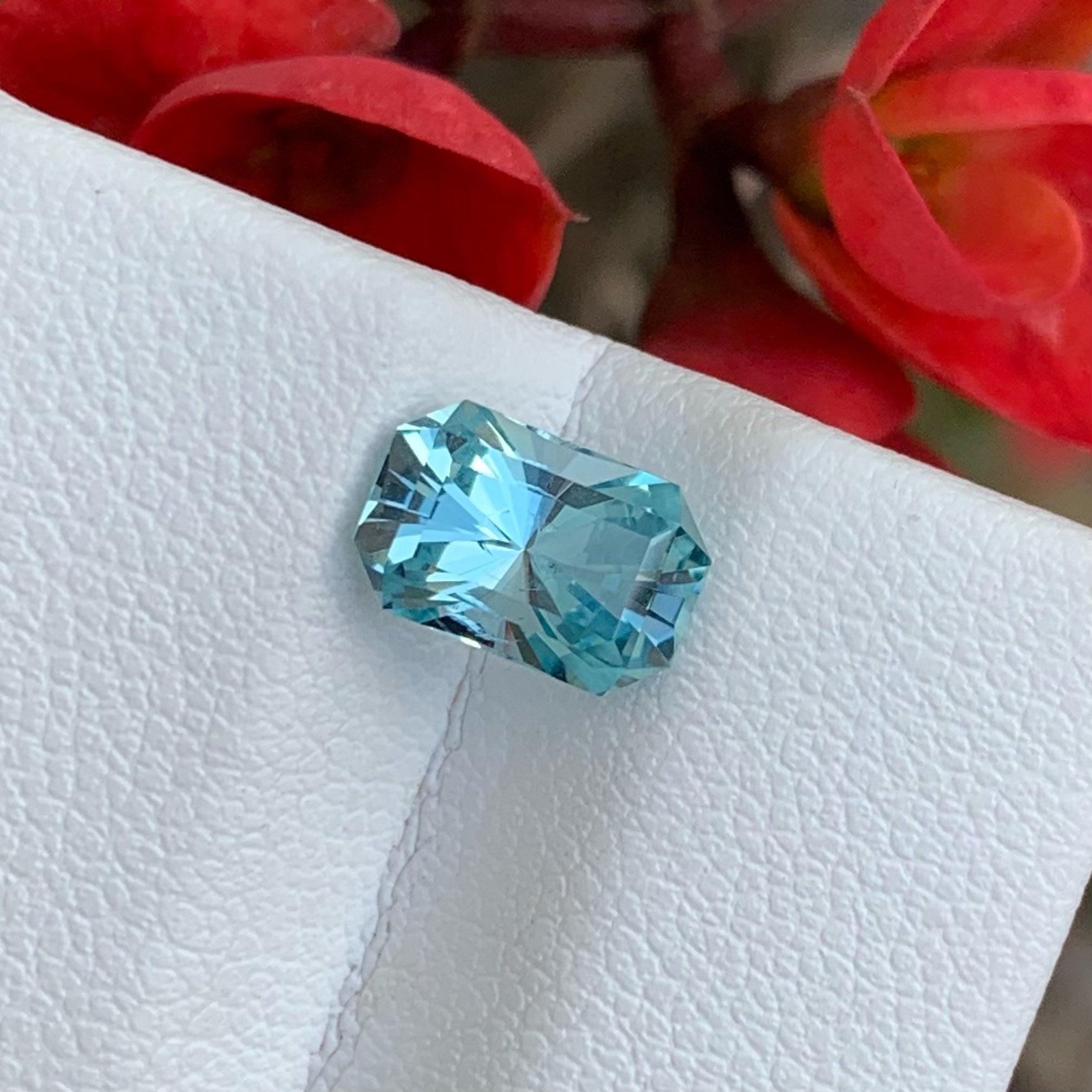 Beautiful Natural Loose Aquamarine Gemstone 1.40 Carats Aquamarine Ring ...