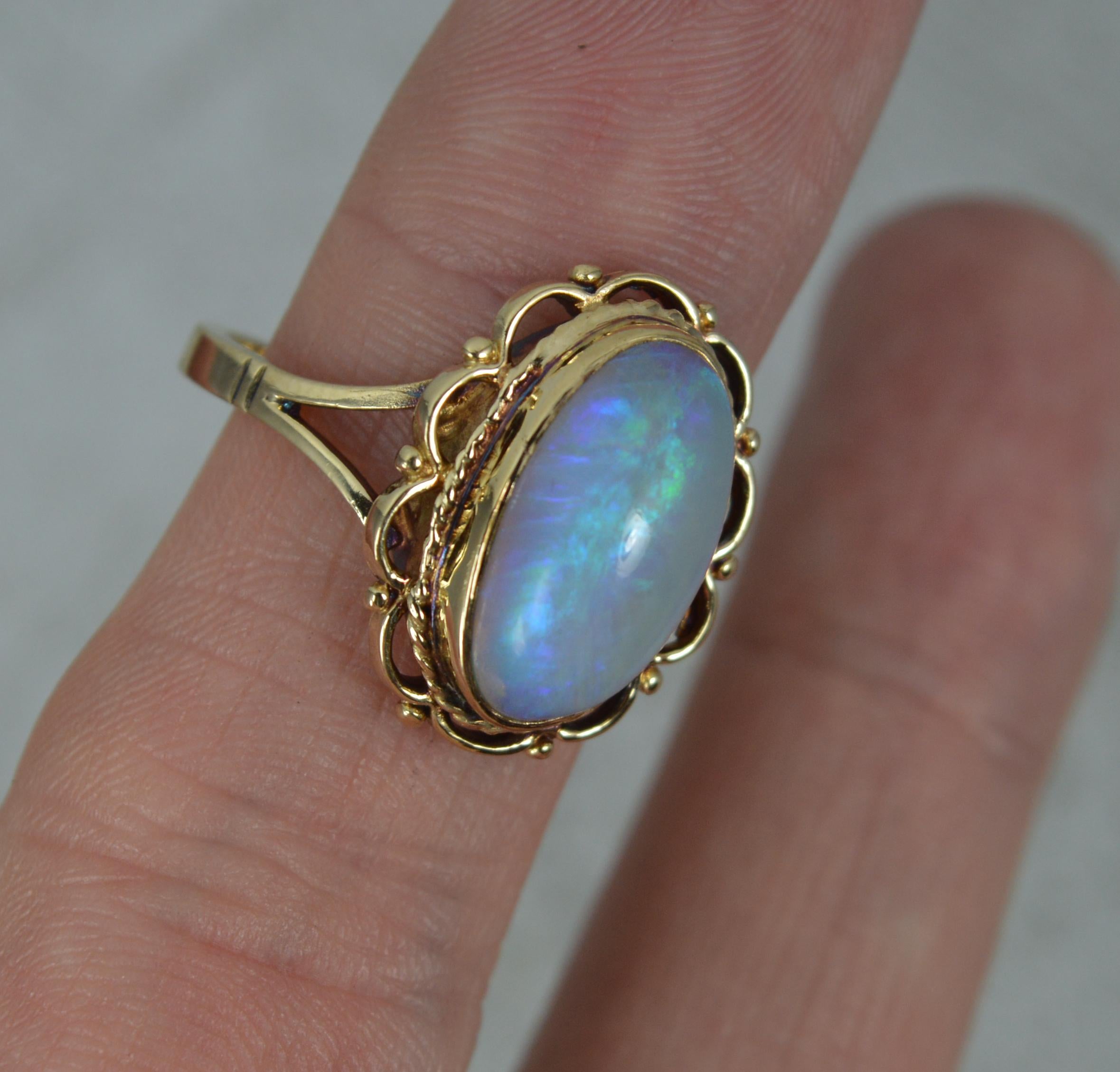 9ct opal ring