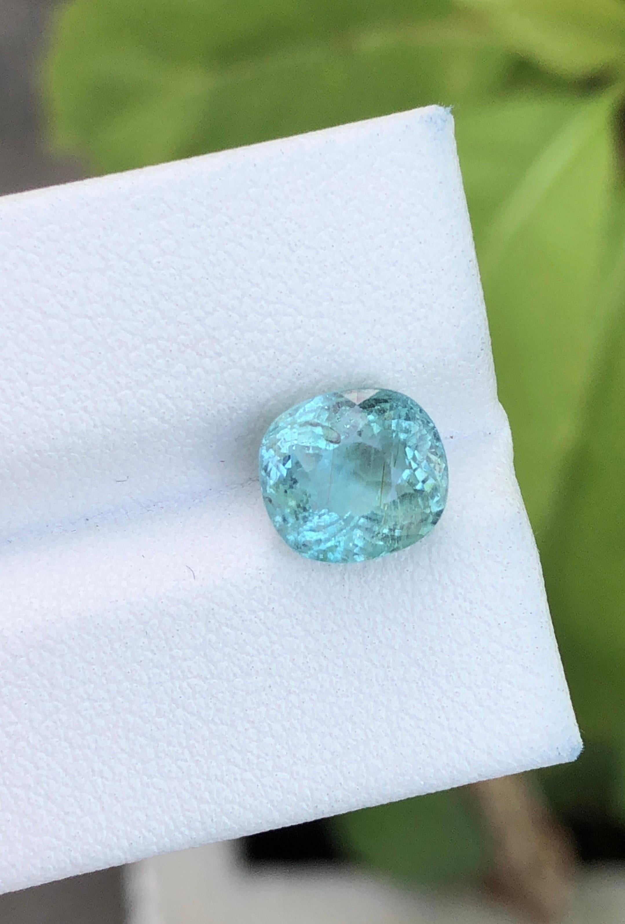 Bellissima Paraiba Nature 3,12 ct Edizione da collezione In condizioni Nuovo in vendita a Bangkok, TH