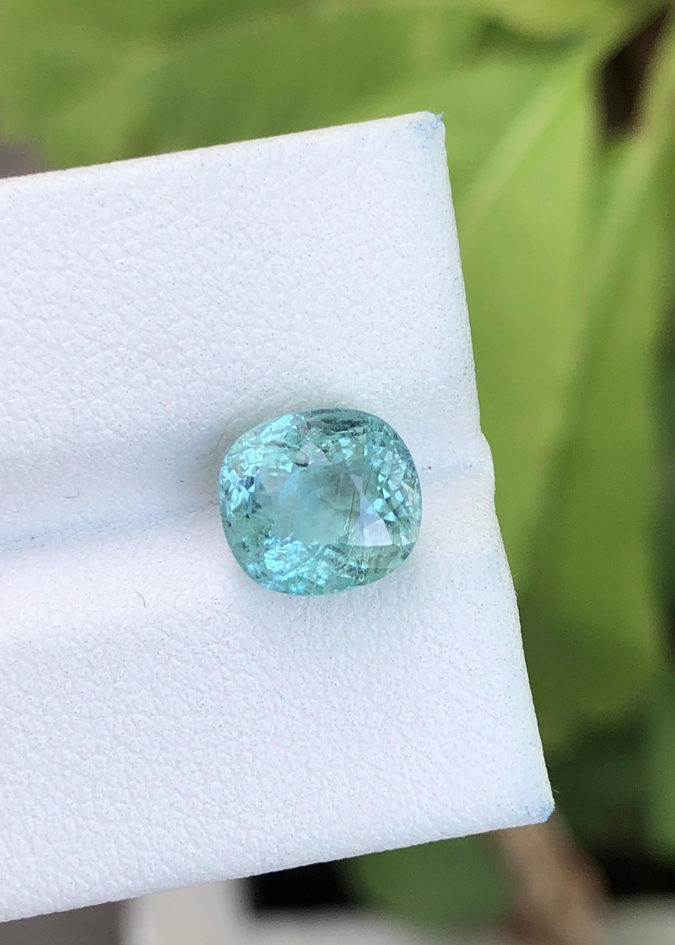 Bellissima Paraiba Nature 3,12 ct Edizione da collezione in vendita 1
