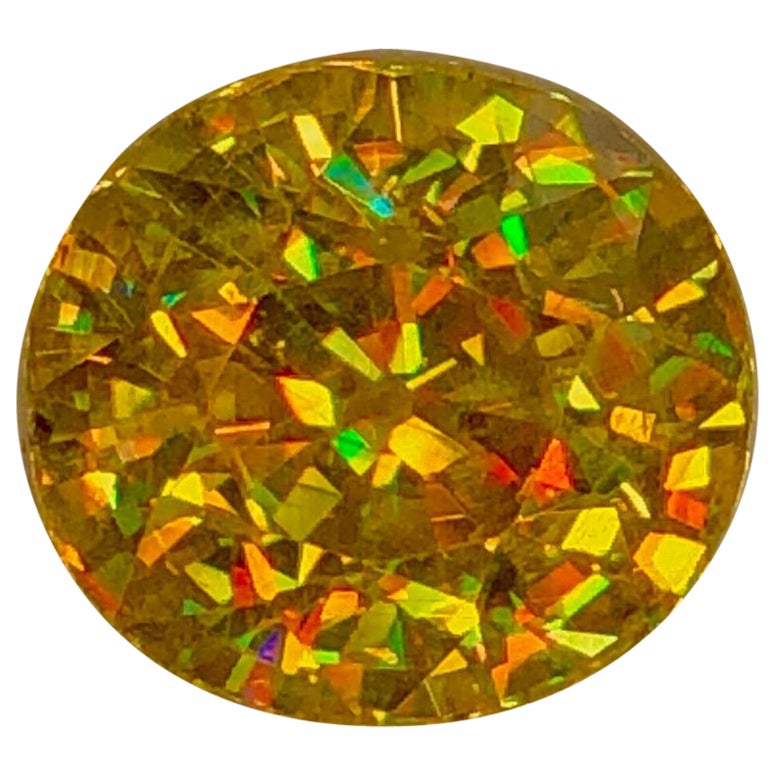 Bellissimo Nature Sphene 4.10 ct Madagascar Bellissimo Fuoco in vendita