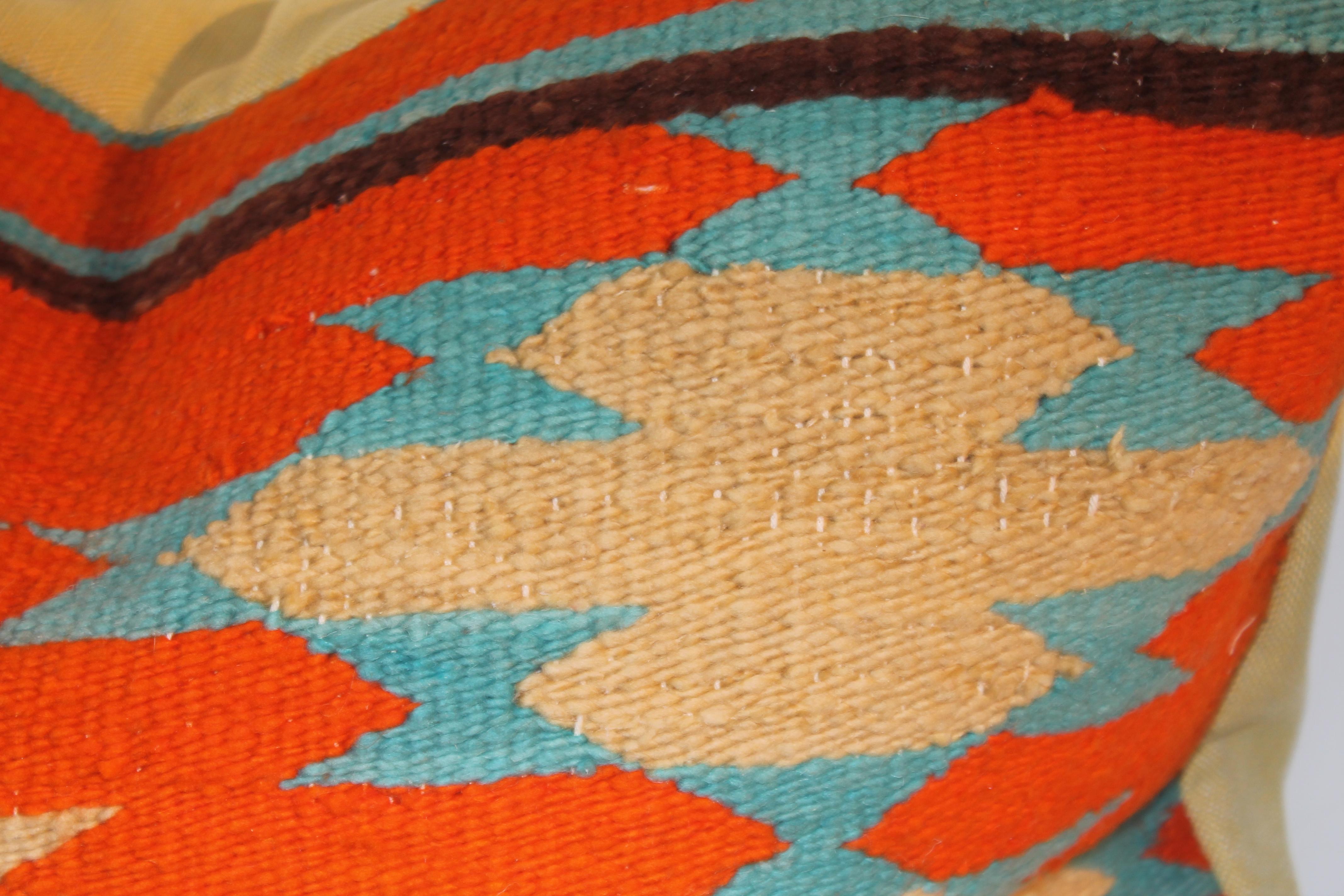 American Beautiful Navajo Weaving Pillow For Sale