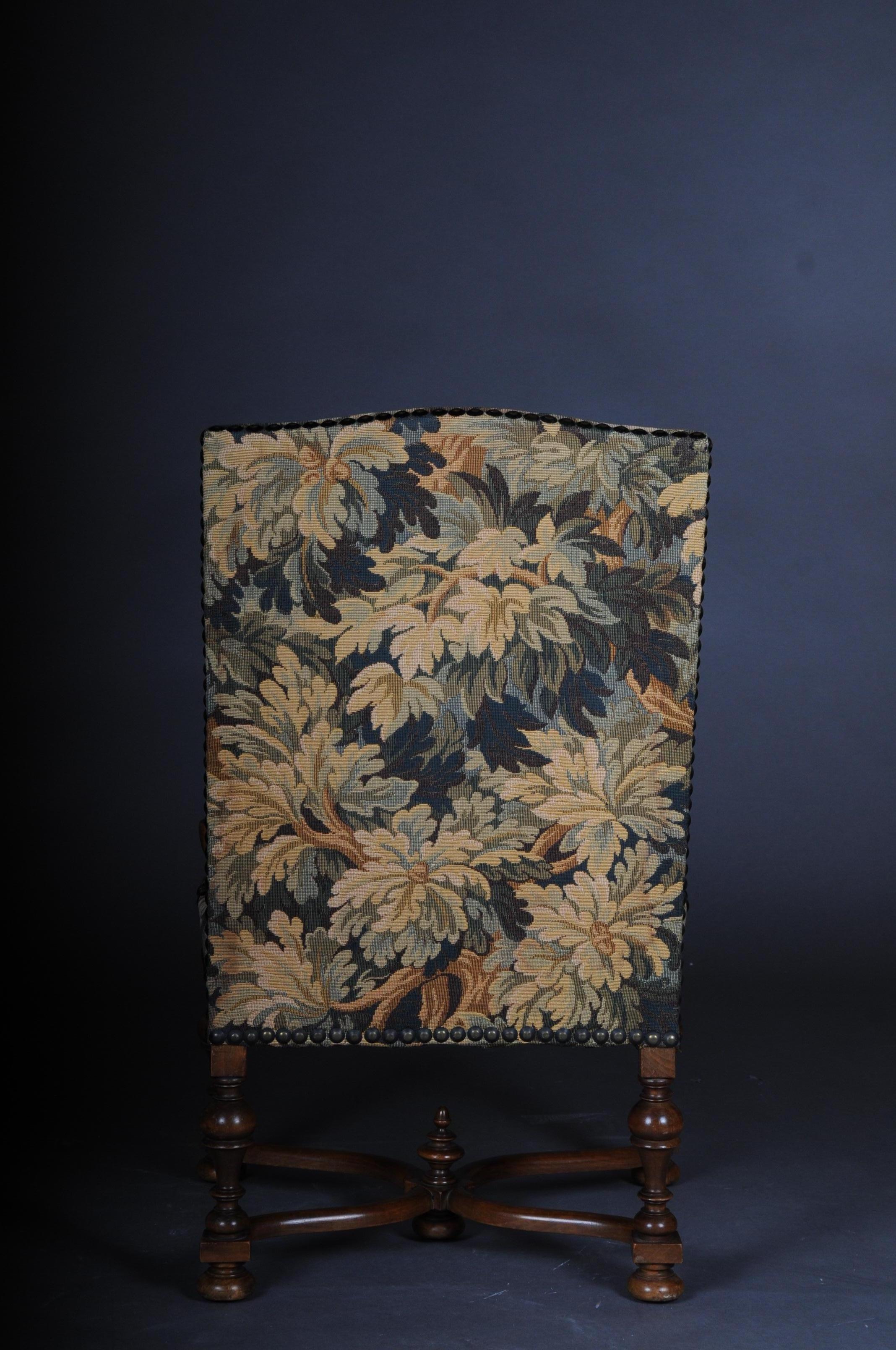 Beautiful Neo Renaissance Tapestry Armchair, circa 1900 For Sale 2