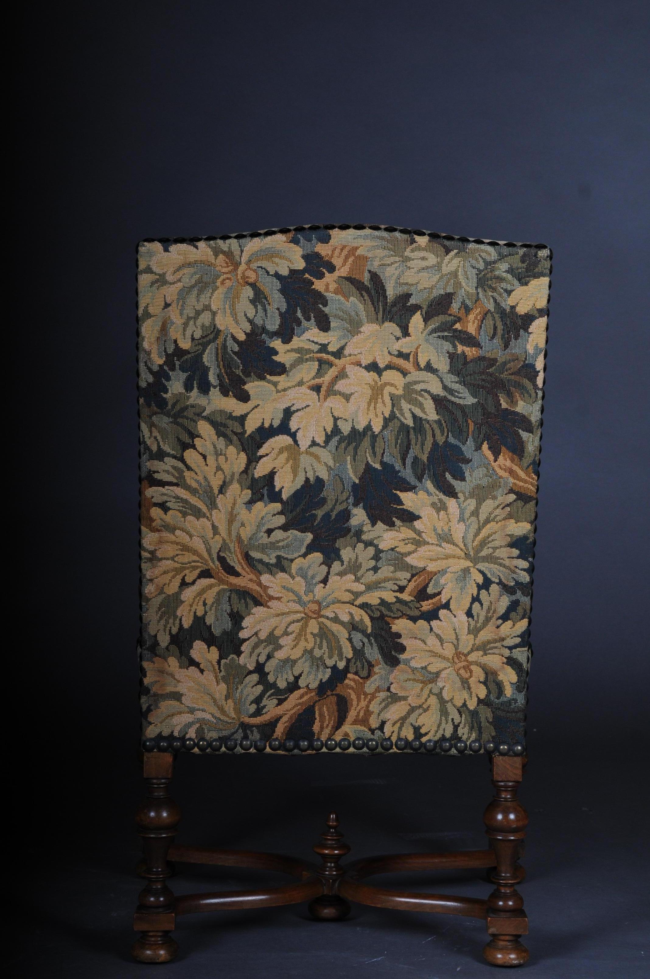 Beautiful Neo Renaissance Tapestry Armchair, circa 1900 For Sale 4