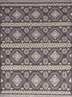 Schöner neuer handgewebter Kelim-Teppich in Anatolian-Design, Größe: 6ft 6in x 9ft 10in