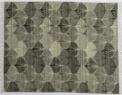Beautiful New Handwoven European Design Flat Kilim Rug