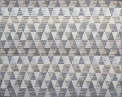 Schöner neuer handgewebter flacher Kelim-Teppich im europäischen Design