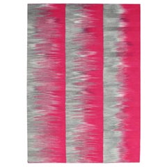 Preciosa Alfombra Kilim Tejida a Mano de Nuevo Diseño Moderno  tamaño 6ft 6in x 9ft 10in