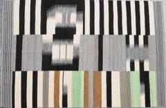 Beautiful New Modern Design Handwoven Kilim Rug
