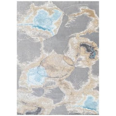 Beautiful New Modern Hand Knotted, Abstract Design Rug