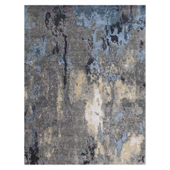 Beautiful New Modern Hand Knotted, Abstract Design Rug