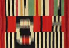 Preciosa Alfombra Kilim Tejida a Mano de Nuevo Diseño Tribal tamaño 6ft 6in x 9ft 10in