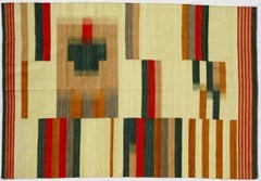 Beautiful New Tribal Design Handwoven Kilim Rug  size 6ft 6in x 9ft 10in