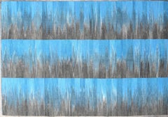Beautiful New Tribal Design Handwoven Kilim Rug,  size 6ft 6in x 9ft 10in