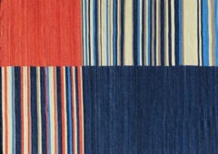 Bellissimo Rug & Kilim intrecciato a mano dal nuovo design tribale