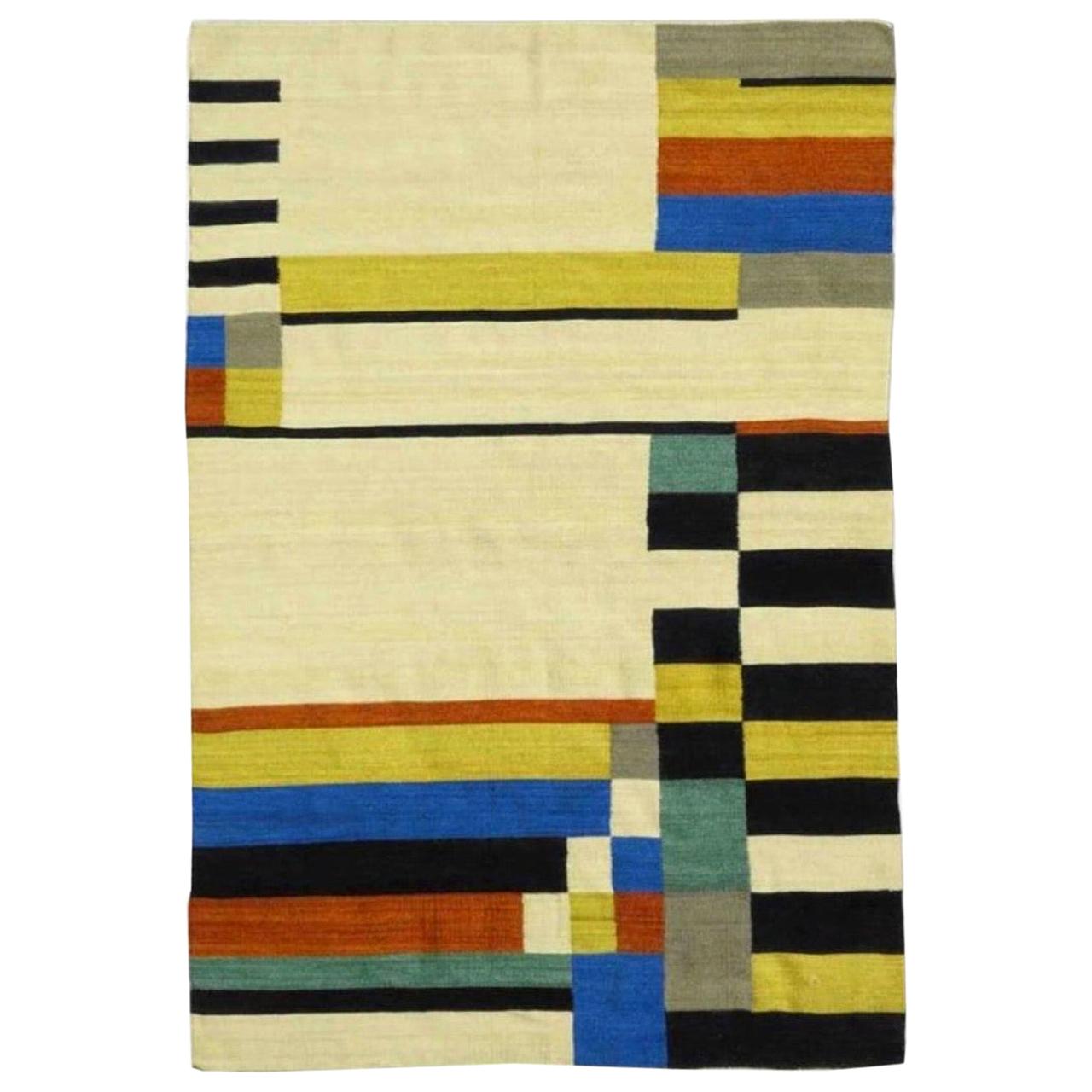 Beautiful New Tribal Design Handwoven Kilim Rug