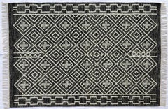 Schöner neuer handgewebter Kelim-Teppich mit marokkanischem Stammesmuster, Größe 6ft 6in x 9ft 10in