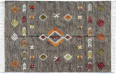 Beautiful New Tribal Moroccan Design Handwoven Kilim Rug