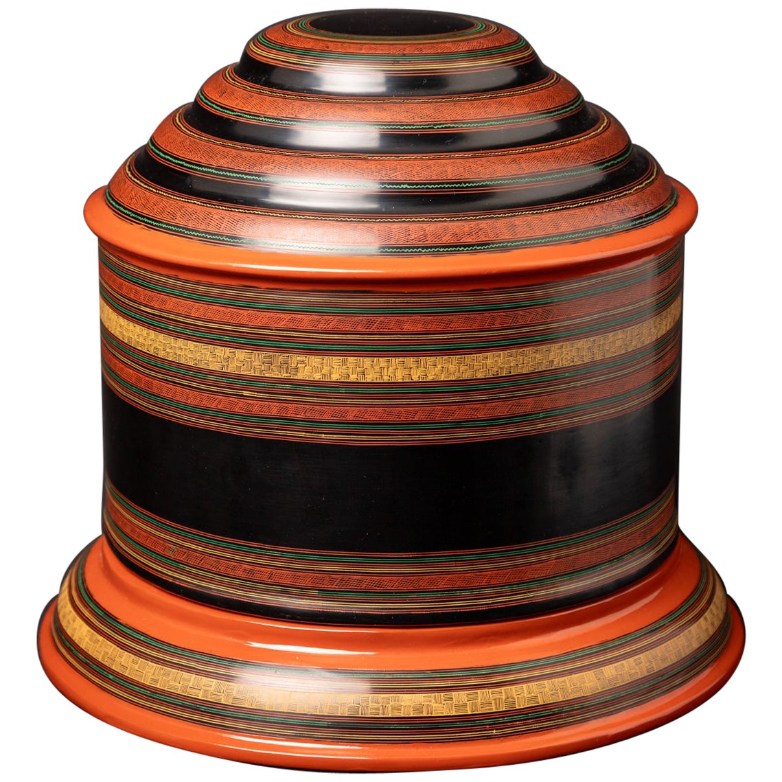 Beautiful newly made Burmese betel box from Burma For Sale