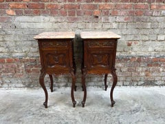 Beautiful night stands with pink marble