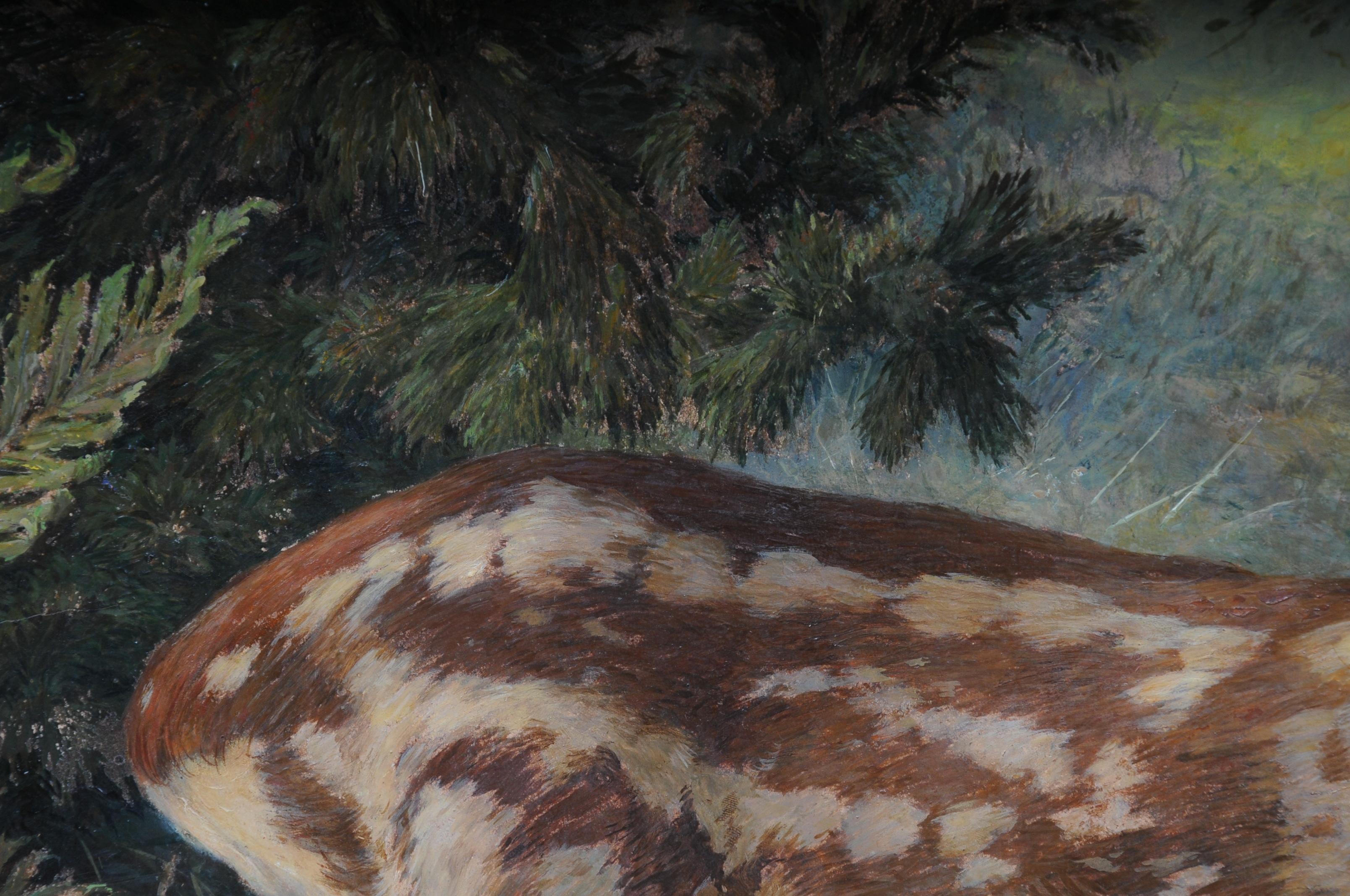 Magnifique peinture à l'huile sur toile, signée K. Roquette, XXe siècle en vente 11