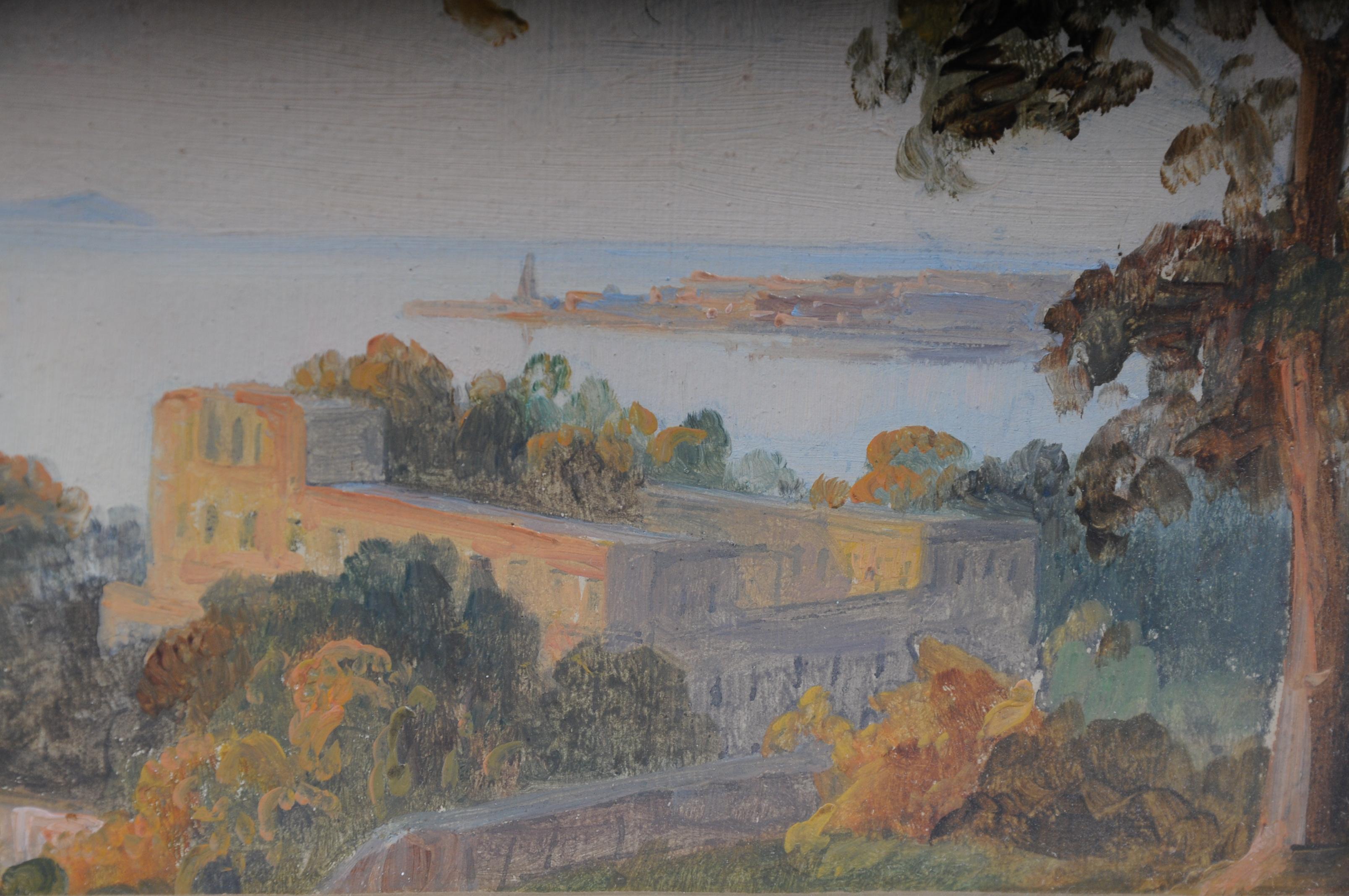 Beautiful Oil Painting Landscape Idyll by Carl G. Wegener Potsdam For Sale 1