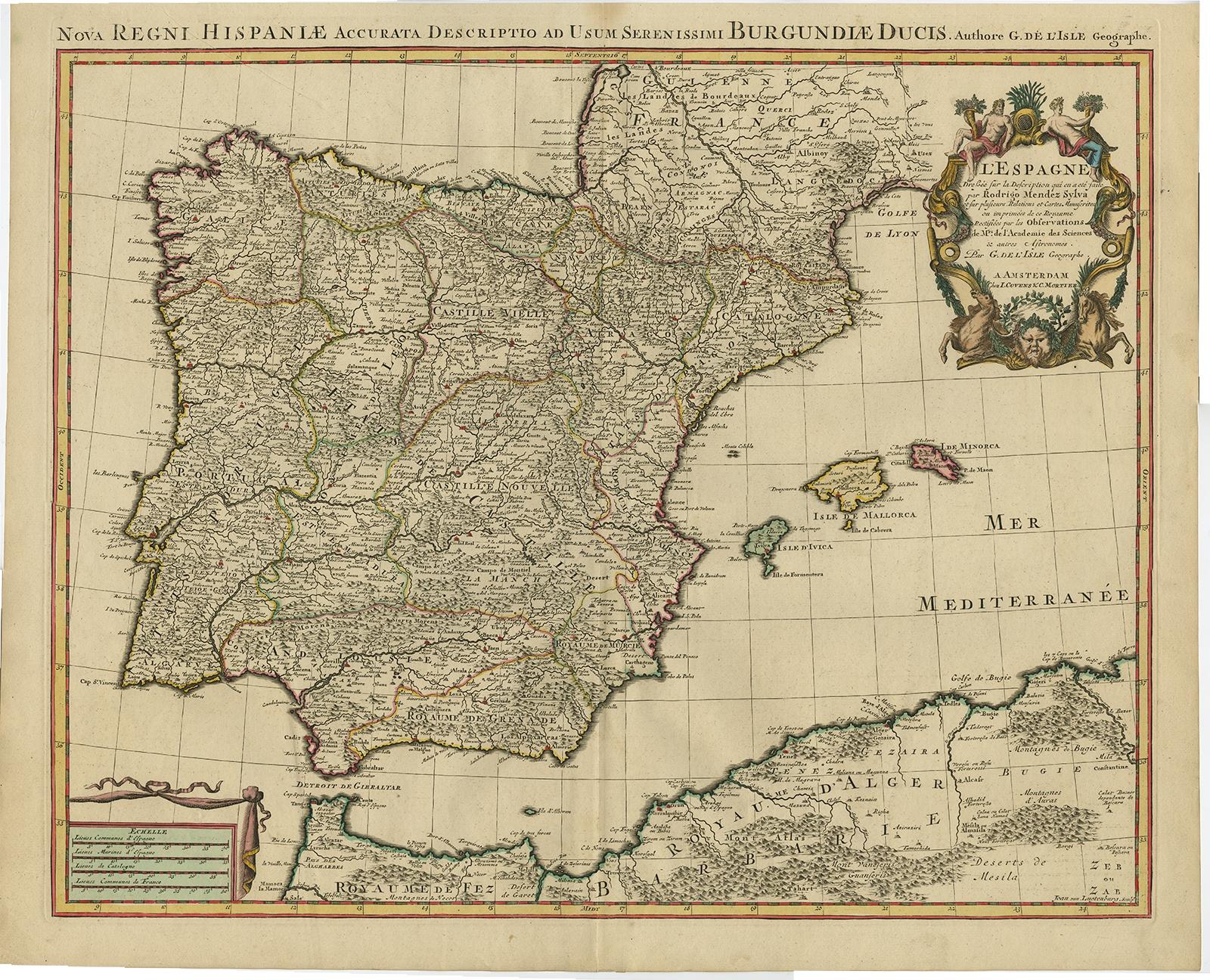 map of portugal and spain