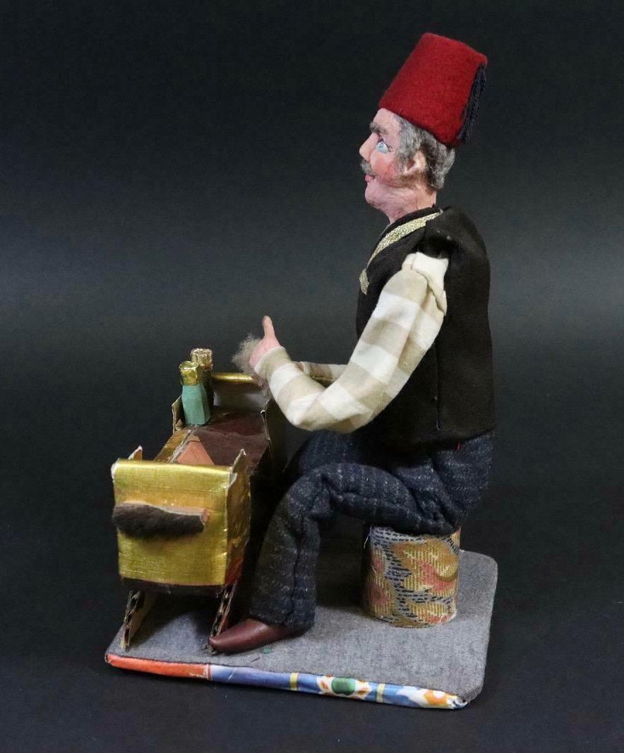 Beautiful Old Oriental Guy Candy Container Secret Chamber Figure, Vintage German For Sale 5