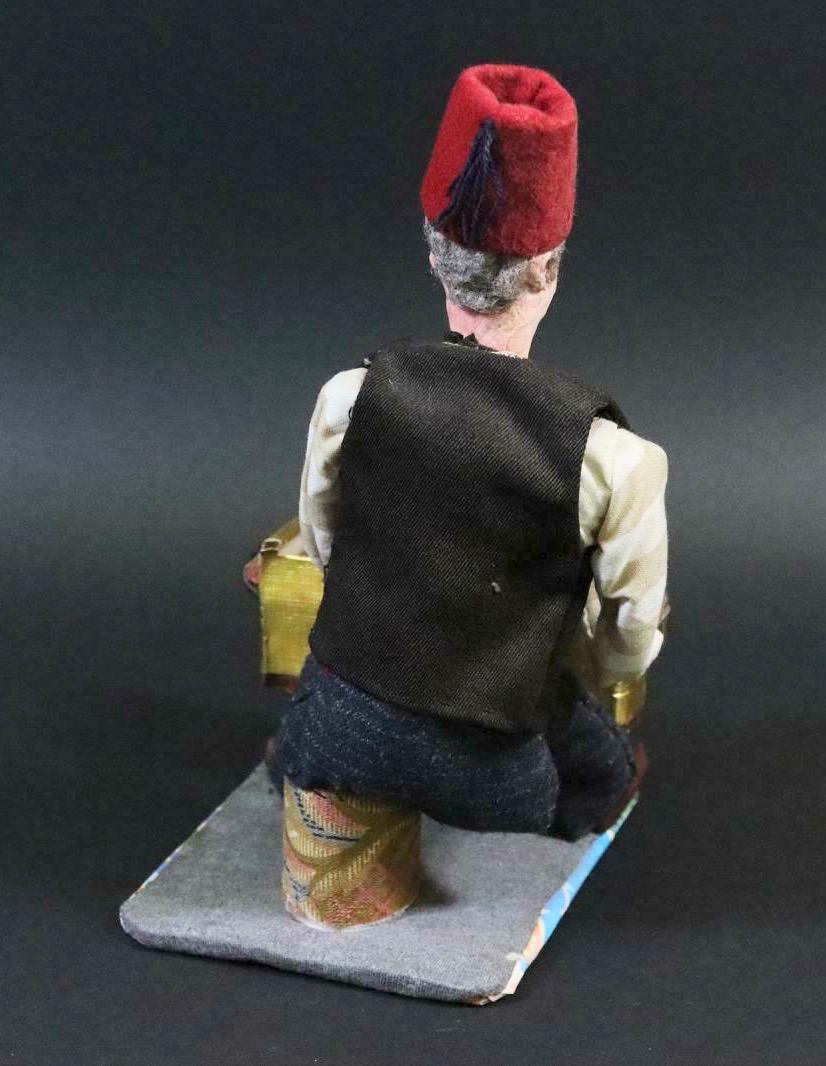 Beautiful Old Oriental Guy Candy Container Secret Chamber Figure, Vintage German For Sale 6