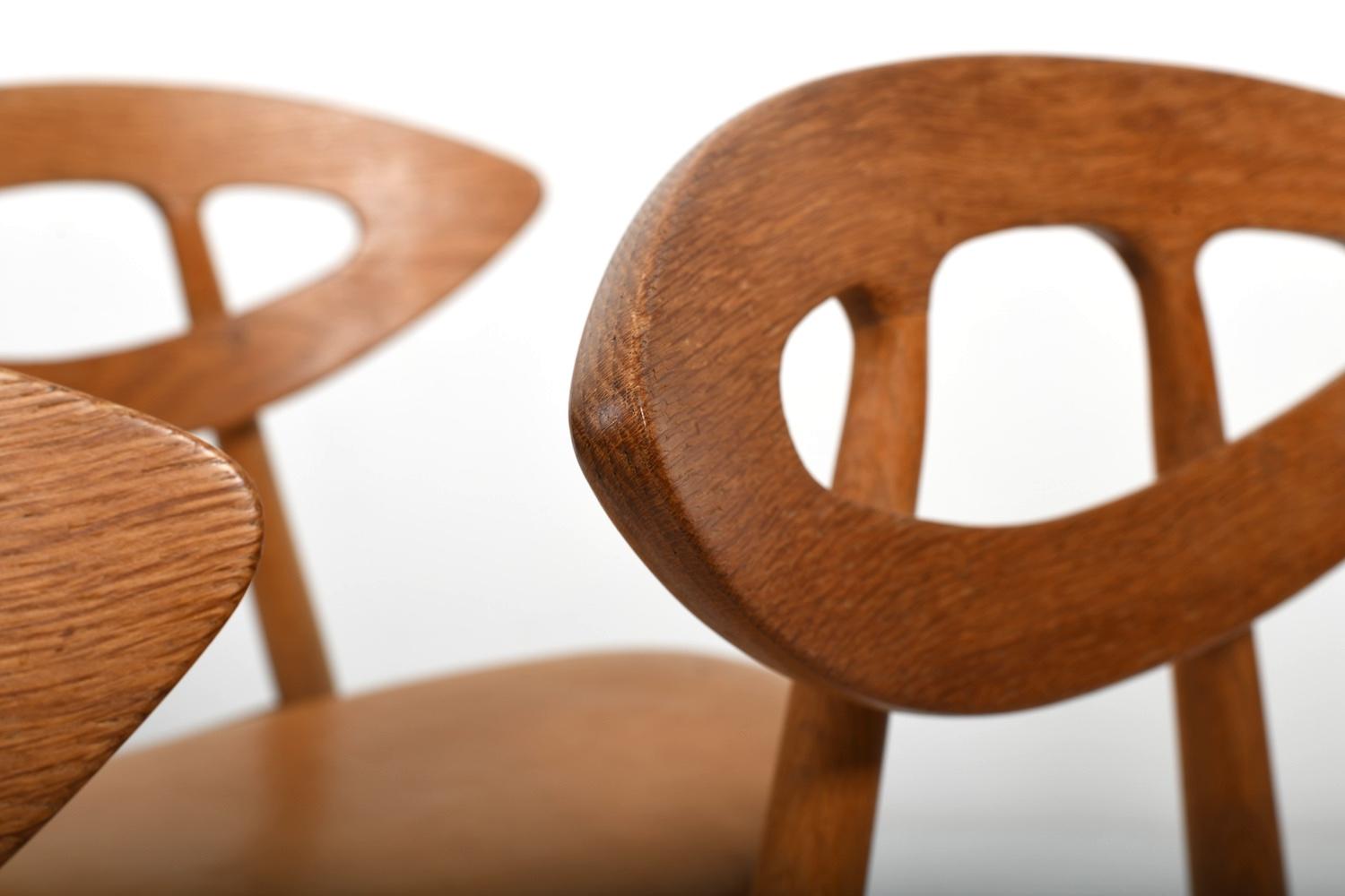 Beautiful old Set of Eye Chairs by Ejvind A. Johansson 5