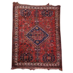Beautiful Old Antique Oriental Rug with Predominantly Red Tones 168x112cm