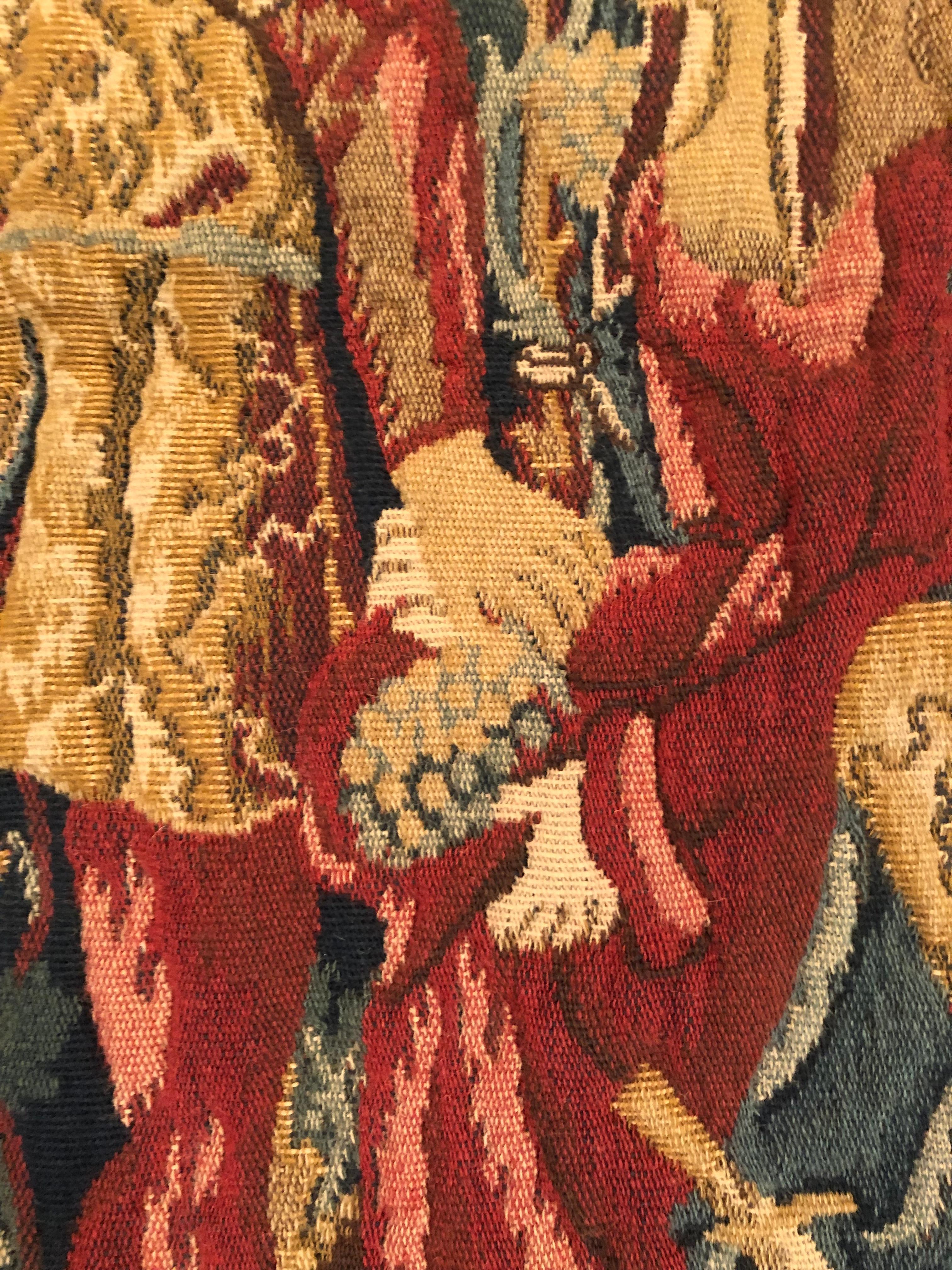 Renaissance Beautiful Old World Style Figural European Tapestry  For Sale