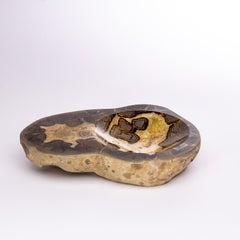 Schöne, einzigartige Septarian-Schale in organischer Form aus Utah