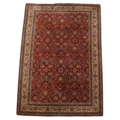 Beautiful oriental rug with red/beige/gold colors, 300x200 cm