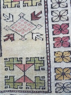 Beautiful Oriental Tribal Area Rug, Sar 3