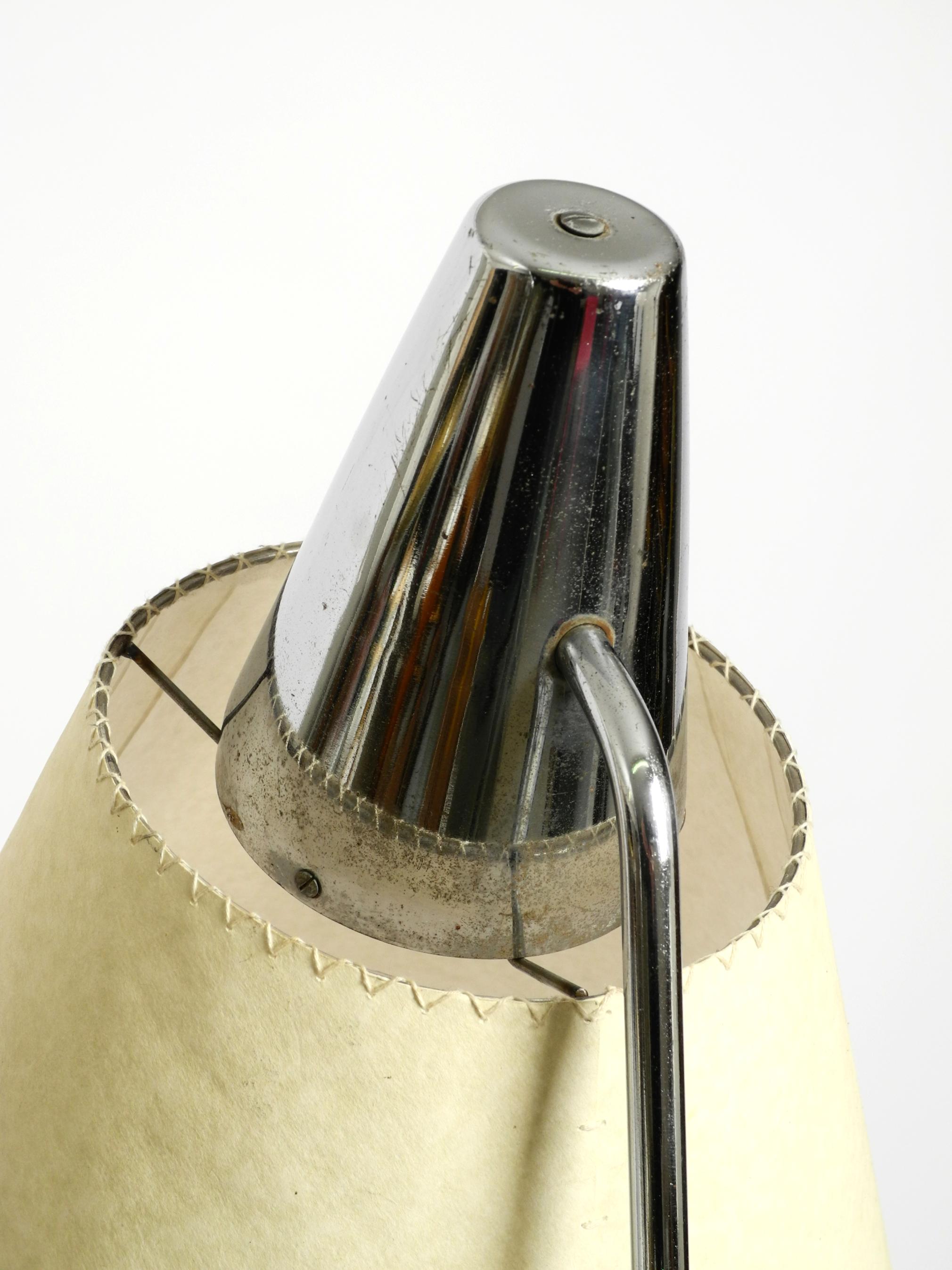 Schöne original 1960er Metall-Chrom-Stehlampe von Josef Hurka für Napako Czech im Angebot 10