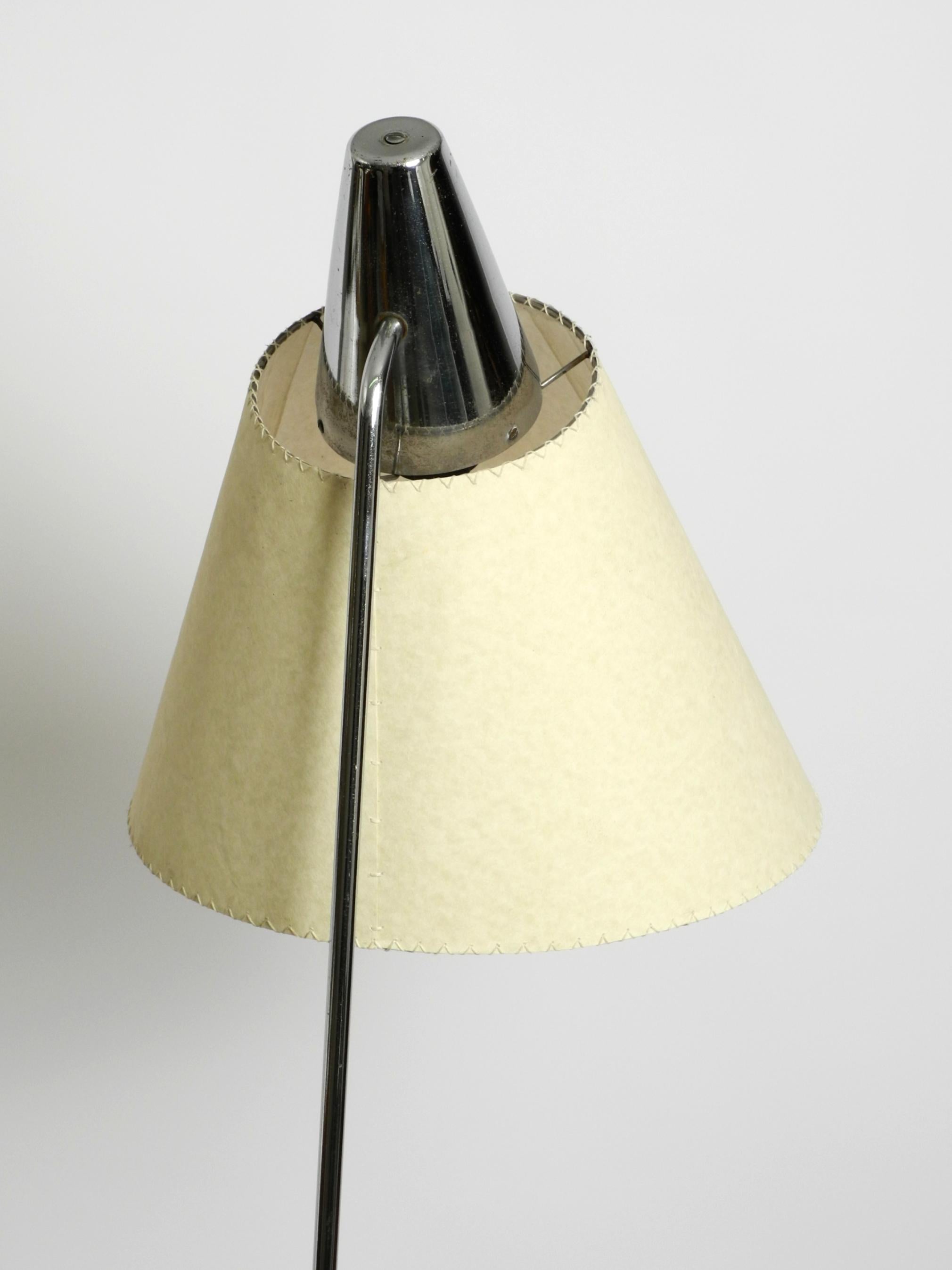 Schöne original 1960er Metall-Chrom-Stehlampe von Josef Hurka für Napako Czech im Angebot 11