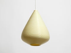 Bellissima lampada a sospensione Heifetz Rotaflex originale di grandi dimensioni del 1960 a forma di goccia