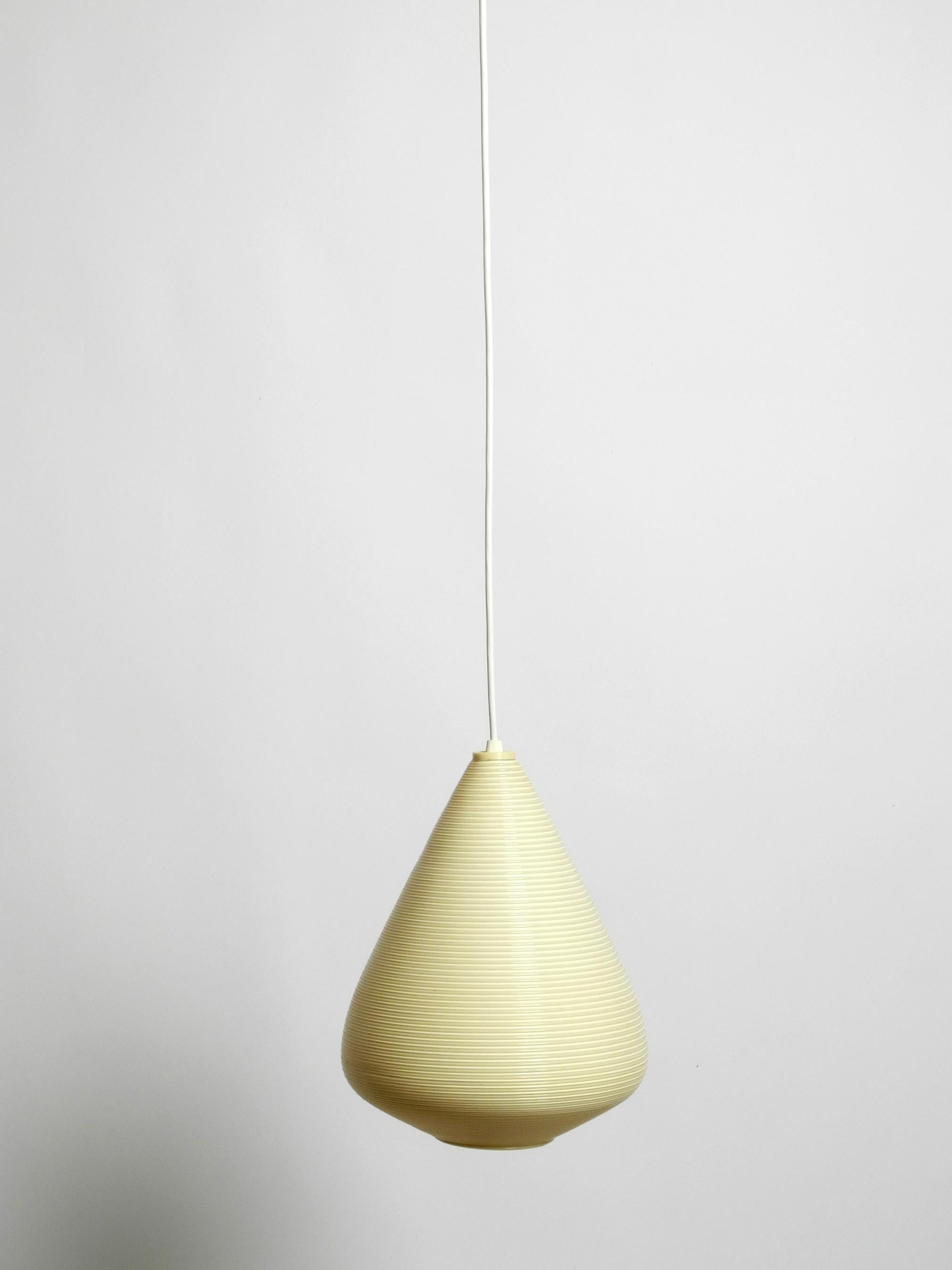 Mid-Century Modern Beautiful original large 1960s Heifetz Rotaflex pendant lamp in a drop shape For Sale