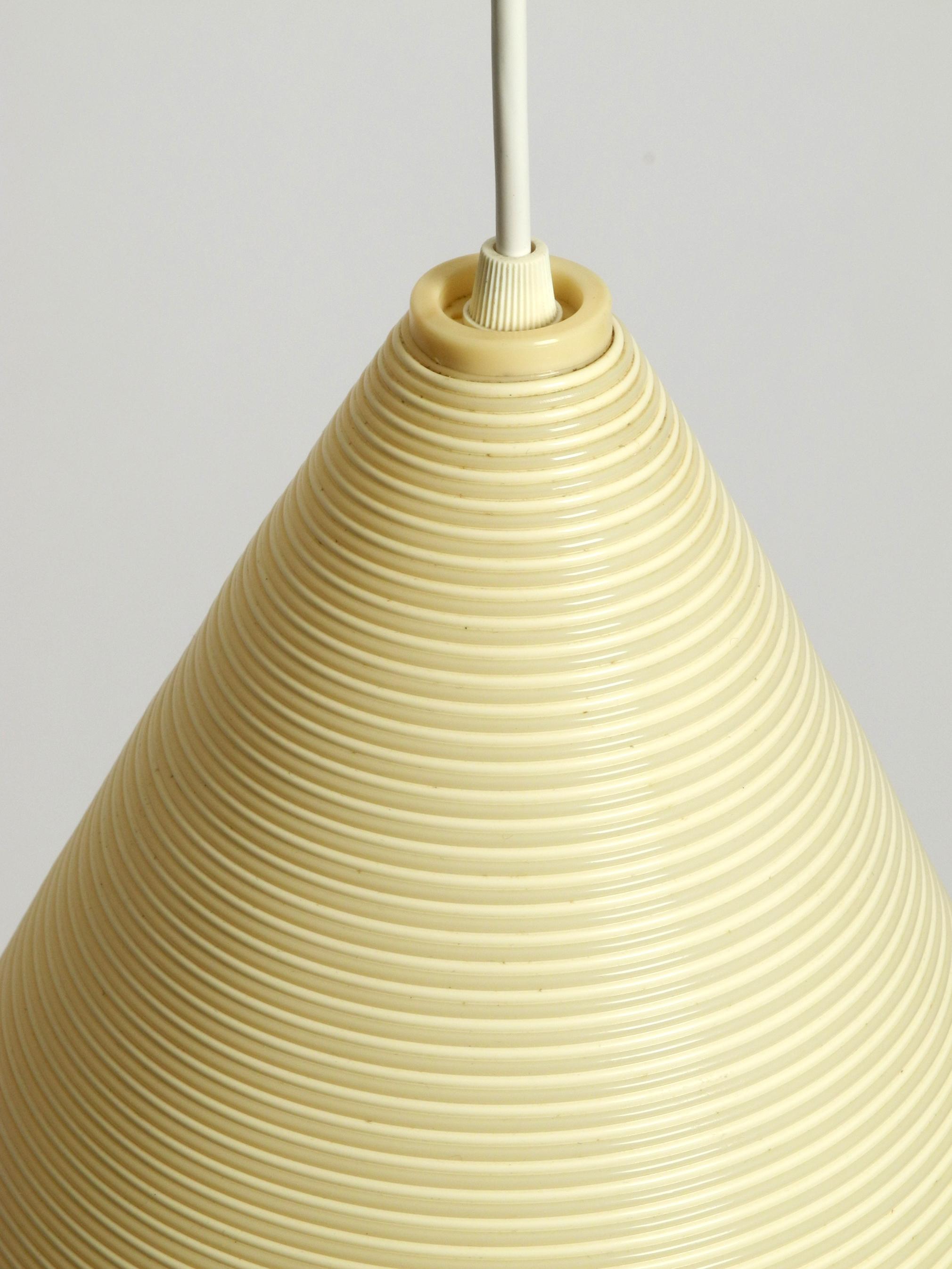 Mid-20th Century Beautiful original large 1960s Heifetz Rotaflex pendant lamp in a drop shape For Sale