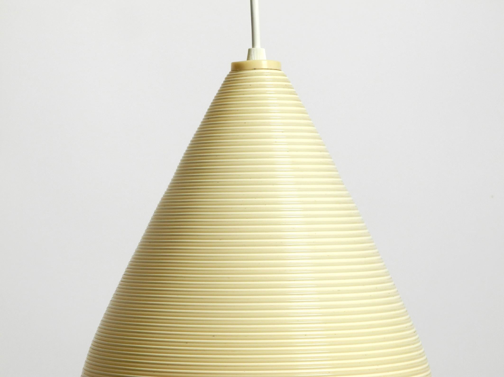 Beautiful original large 1960s Heifetz Rotaflex pendant lamp in a drop shape For Sale 1