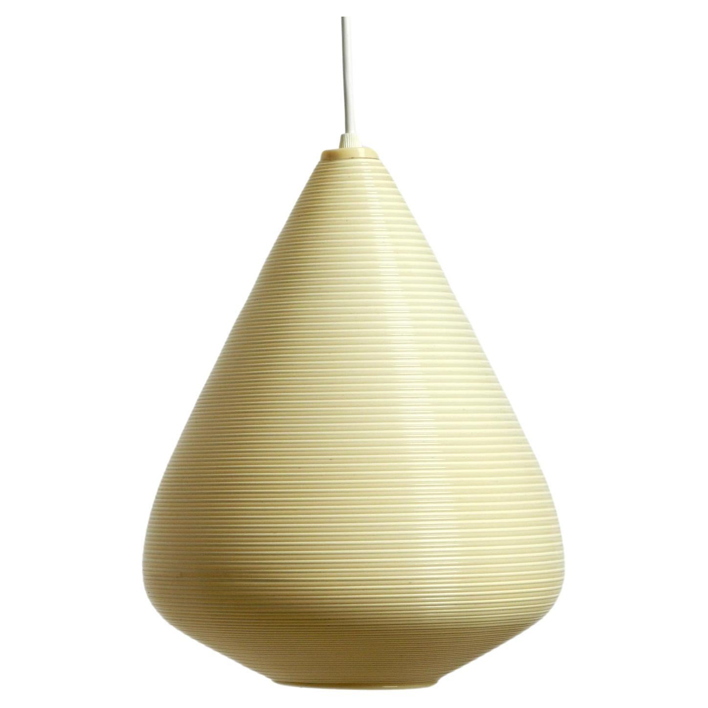 Beautiful original large 1960s Heifetz Rotaflex pendant lamp in a drop shape For Sale