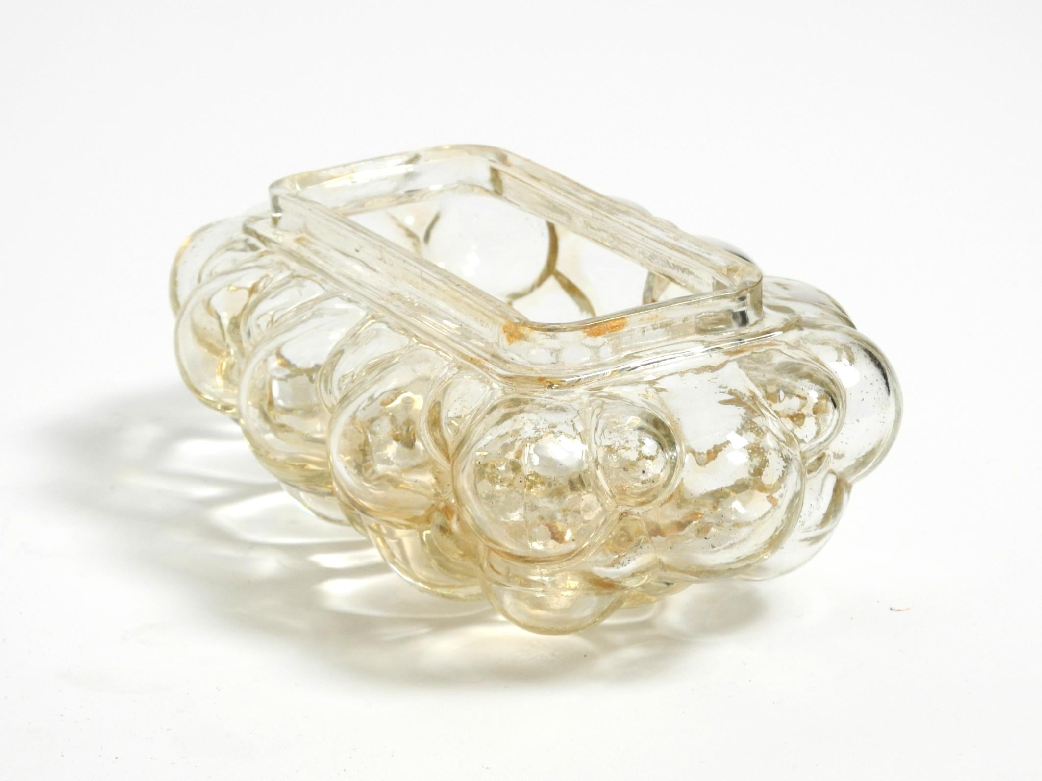 Precioso aplique original de burbujas de cristal de mediados de siglo. Diseño de Helena Tynell en venta 2