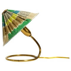 Beautiful original Mid Century Modern brass table lamp by Kalmar Austria