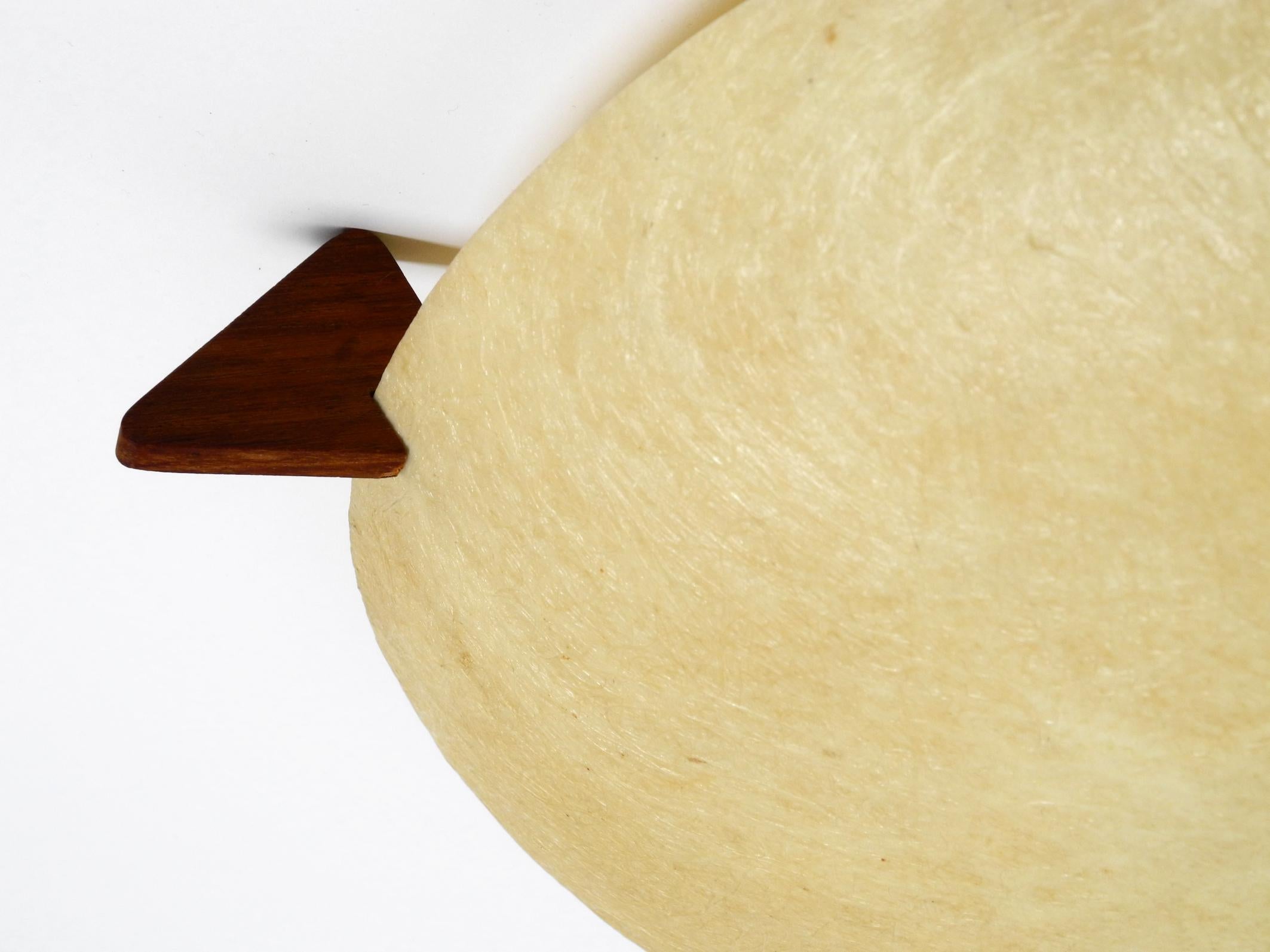 Bellissima lampada da soffitto o da parete in fibra di vetro originale del Mid Century Modern in vendita 5