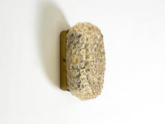 Schöne originale Mid Century Modern Glasblasen-Wandlampe