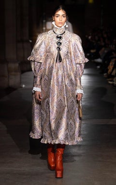 Beautiful Paco Rabanne Runway Gown Brocart Extraordinary Dress